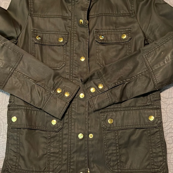 J Crew Olive Drab Relaxed Boyfriend Field Jacket. XS - Picture 1 of 8